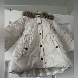 Janie and Jack jacket with fur hood